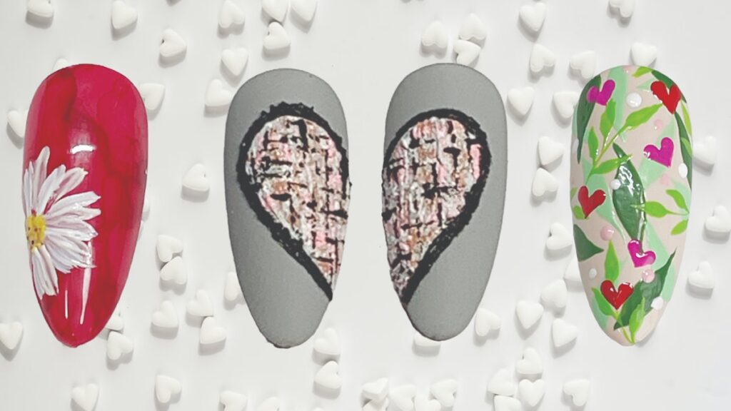 3 Stunning Valentine's Day Nail Designs