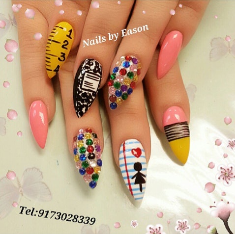 Back to School Nail Art Ideas for Trendy Looks