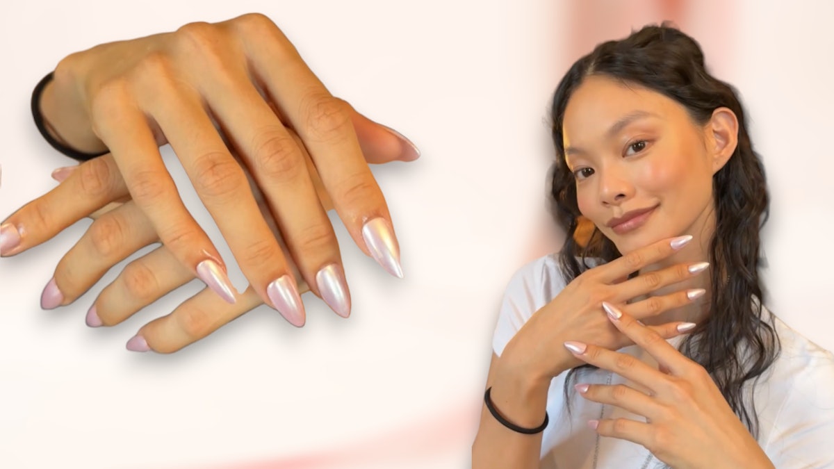 How to Create Balletcore Nails from NYFW