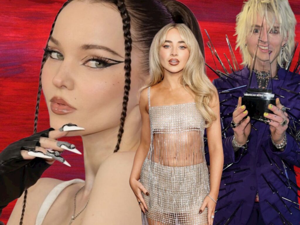 Dove Cameron's Nail Art & More from 2022 AMAs
