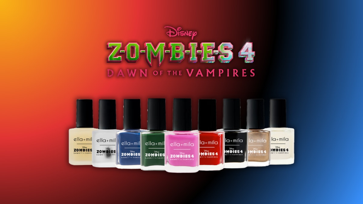 Ella + Mila's Disney Zombies 4 Nail Polish Collection