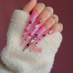 How to Create 'Stuck In Love' Nail Design