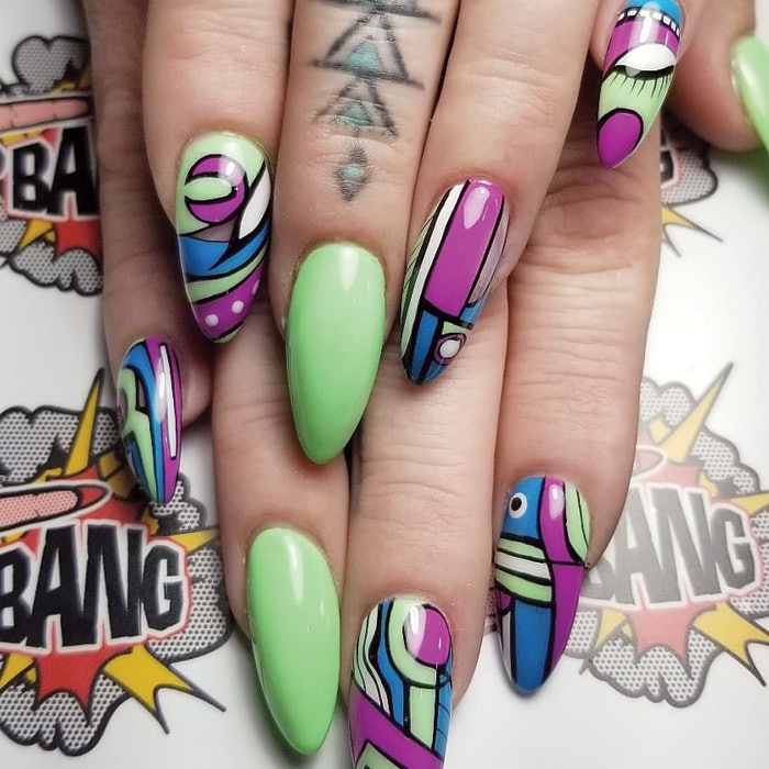 Inspiring Nail Art from Conceptual Painters