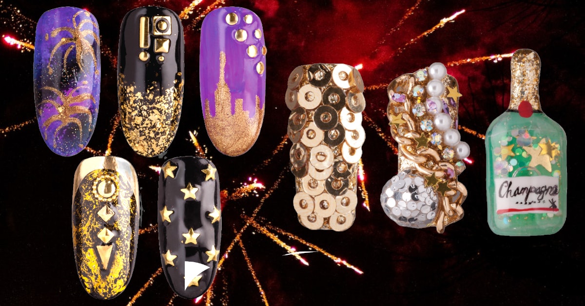 6 New Year’s Nail Art Designs: Tips & Tricks