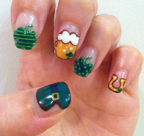 St. Patrick’s Day Nail Art Tutorial