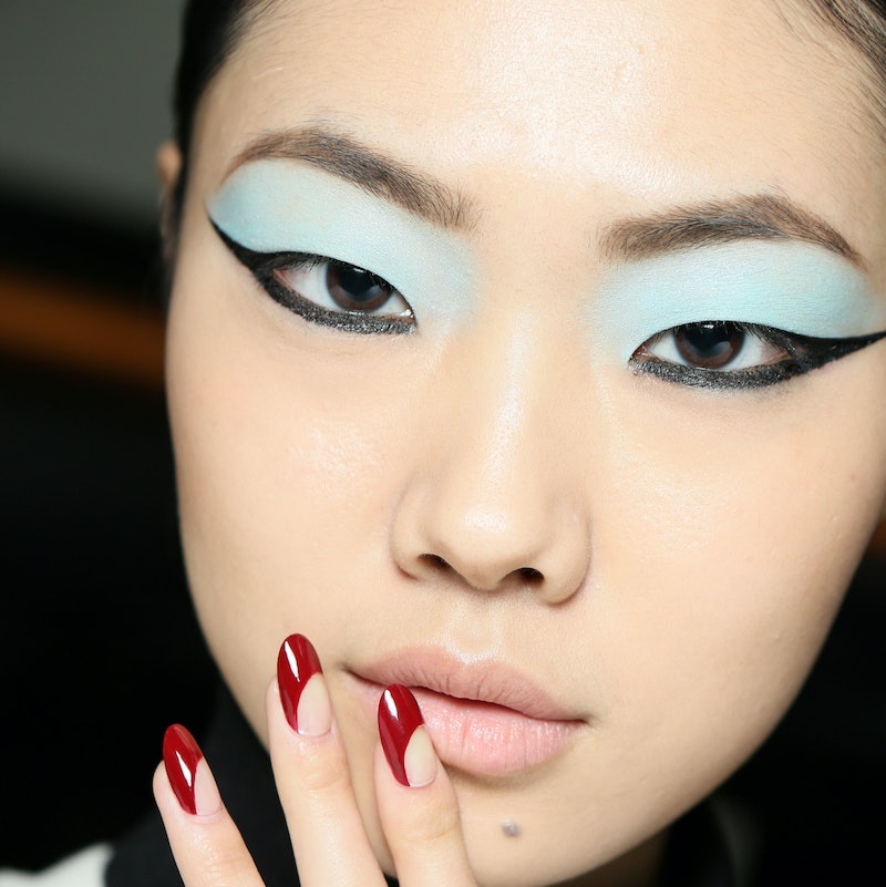 Zoya's Stunning Negative Space Nail Art for NYFW